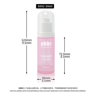 Set di bottiglie cosmetiche con tappo spray per lozione corpo, ideali per soluzioni di confezionamento per lozioni idratanti, sieri, oli e tonici per il viso