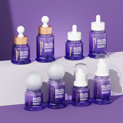 Flacone contagocce in vetro per siero e olio, campione gratuito disponibile, soluzione di packaging per oli essenziali, sieri e liquidi cosmetici