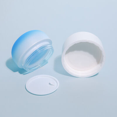 Imballaggio per cosmetici Set con bottiglie di vetro per cosmetici con tappo dorato barattoli di crema bottiglie di lozione imballaggio personalizzabile e dimensioni multiple