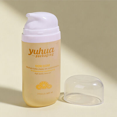 Flacone per lozione in plastica PP con pompa airless e superficie smerigliata per il confezionamento di cosmetici e lo stoccaggio di liquidi