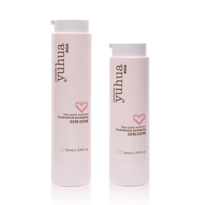 Bottiglia di lusso per imballaggi cosmetici con stampa a caldo Imballaggio personalizzato progettato per la presentazione di prodotti cosmetici e per la cura della pelle