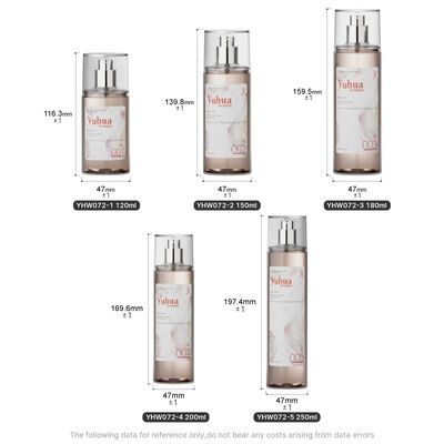 Flacone in plastica per lozione idratante con stampa serigrafica, perfetto per shampoo, disinfettante per le mani e packaging per la cura personale