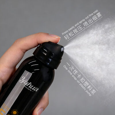 Durable Plastic Packaging Bottles suitable for lotions shampoos serums and toners with leak proof screw cap and logo customization