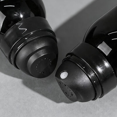 Bottiglia cosmetica in PET da 200 ml ottimizzata per l'imballaggio dello shampoo che combina proprietà di materiale leggero e resistente