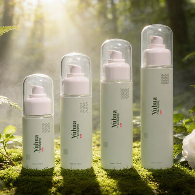 Custom Logo Plastic Packaging Bottles in Various Sizes with Spill Prevention for Cosmetic Use