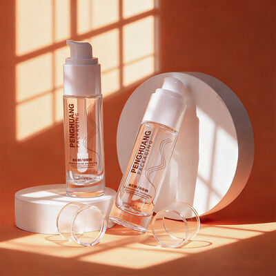 Liquid Foundation Bottiglie di vetro confezionamento cosmetico set con capacità di 30 ml stampa personalizzabile e resistente a perdita design