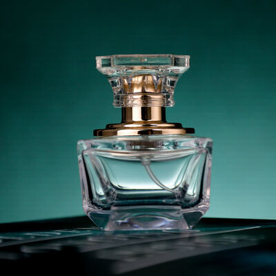 Oem Acceptato bottiglia di siero di olio con gocciolante di bambù frammento d'oro confezioni personalizzabili per oli essenziali cura della pelle cosmetica