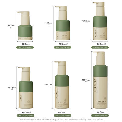 Flacone spray compatto in plastica, perfetto per lozioni cosmetiche, creme, sieri per capelli e oli, con chiusura a vite sicura