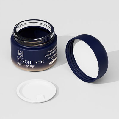 Serbatoi di vetro crema elegante soluzione di imballaggio per prodotti cosmetici con coperchio a vite sicuro ideale per creme e lozioni di bellezza