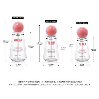Altezza 20 cm per flacone spray in PET da 500 ml con collo 20 410 compatibile con più tappi spray e opzioni di grilletto
