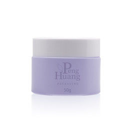 50g vuoto su ordinazione Matte Painting Glass Cream Jar cosmetico con i coperchi bianchi della vite