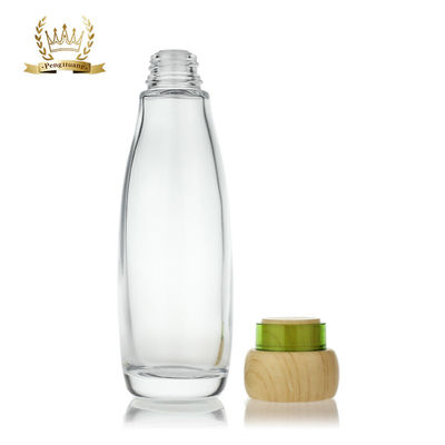 Bottiglia cosmetica di bambù del coperchio 20ml-120ml che imballa per i prodotti di cura di pelle