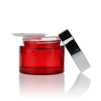 Sigillamento stabilito d'imballaggio cosmetico di lusso rosso del coperchio a vite dello spruzzatore della pompa 30ml-120ml
