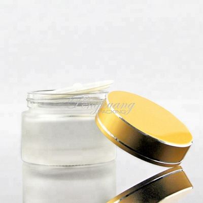 5g-200g Gogerous d'imballaggio cosmetico di vetro glassato vuoto con il coperchio