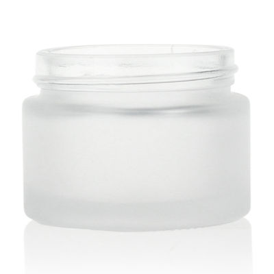 5g-200g Gogerous d'imballaggio cosmetico di vetro glassato vuoto con il coperchio