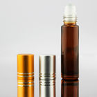 Spray Color 10g Glass Roll On Bottles 15mm Neck With Gold Aluminum Cap