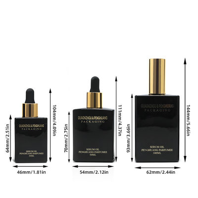 imballaggio cosmetico dell'olio essenziale del siero di 30ml 50ml 100ml del contagoccia della pompa di vetro della bottiglia