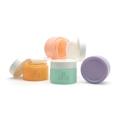 30g 50g ha glassato i barattoli di vetro crema svuota il pacchetto cosmetico verde di verniciatura del contenitore