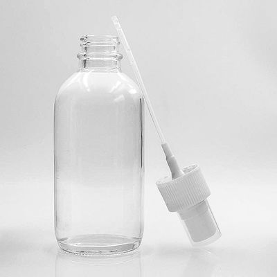 Bottiglie liquide di vetro di Boston della radura 120ml con lo spruzzo della pompa