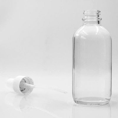 Bottiglie liquide di vetro di Boston della radura 120ml con lo spruzzo della pompa