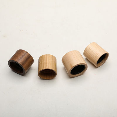 Cura personale Amber Oil Dropper Glass Bottle di bambù