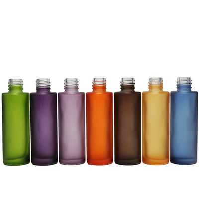 Colorato 50 ml di siero vuoto gocciolante con confezione in bottiglia di vetro per olio