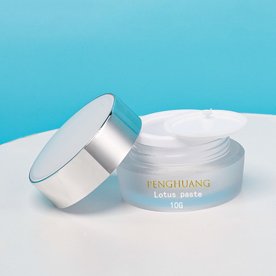 I barattoli cosmetici acrilici di plastica di cura di pelle hanno glassato i contenitori vuoti 10g per le lozioni