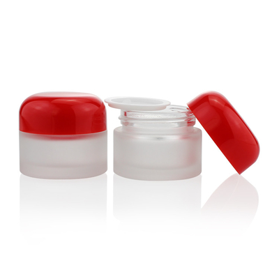Barattolo di vetro di vetro glassato del giro di Mini Eye Cream Container Packaging 15g 15ml del barattolo