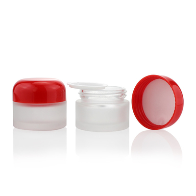 Barattolo di vetro di vetro glassato del giro di Mini Eye Cream Container Packaging 15g 15ml del barattolo