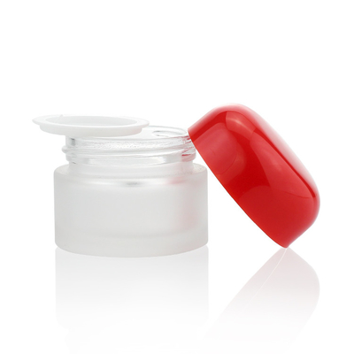 Barattolo di vetro di vetro glassato del giro di Mini Eye Cream Container Packaging 15g 15ml del barattolo