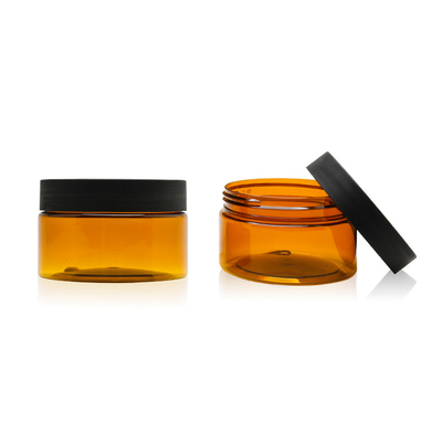 Barattolo di imballaggio di plastica di Skincare con i barattoli crema cosmetici dei coperchi 100g della vite