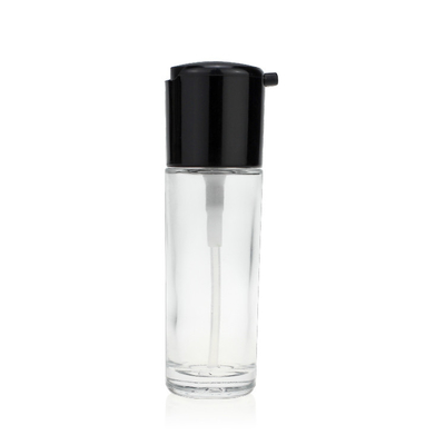 Bottiglia liquida cosmetica su ordinazione 30ml del fondamento con la pompa
