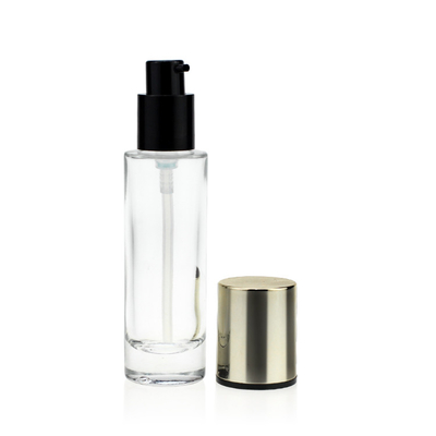 Cosmetici che imballano la bottiglia liquida di vetro del fondamento 30ml con la pompa