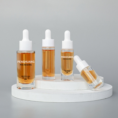 bottiglie di vetro d'imballaggio cosmetiche del contagoccia della bottiglia di vetro del siero di 5ml 10ml 30ml