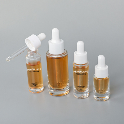 bottiglie di vetro d'imballaggio cosmetiche del contagoccia della bottiglia di vetro del siero di 5ml 10ml 30ml