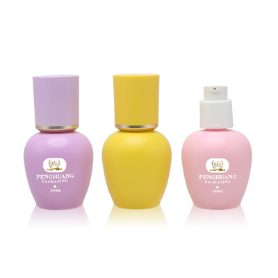 bottiglia di vetro glassata vuota su ordinazione di lusso del contagoccia del siero della bottiglia di olio essenziale 30ml della bottiglia di vetro all'ingrosso del fondamento 30ml