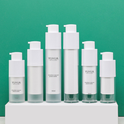 Forma rotonda di plastica delle bottiglie 15ml 30ml 50ml di imballaggio di FDA chiara