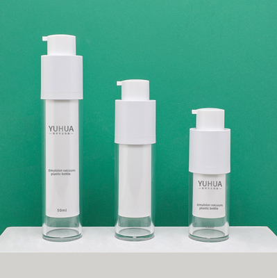 Forma rotonda di plastica delle bottiglie 15ml 30ml 50ml di imballaggio di FDA chiara
