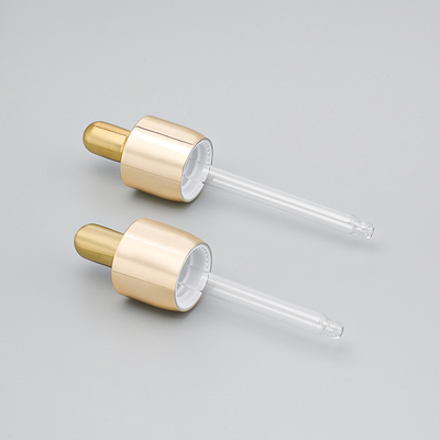 Bottiglie UV di lusso del contagoccia del siero con CE d'imballaggio dorato 1.01oz