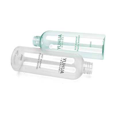 Bottiglie amichevoli 100ml 300ml 500ml di imballaggio di plastica di Eco con il cappuccio bianco
