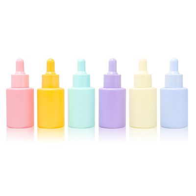 Il vetro giallo del siero di colore dell'OEM imbottiglia l'imballaggio del contagoccia dell'olio