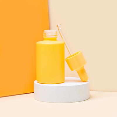 Il vetro giallo del siero di colore dell'OEM imbottiglia l'imballaggio del contagoccia dell'olio