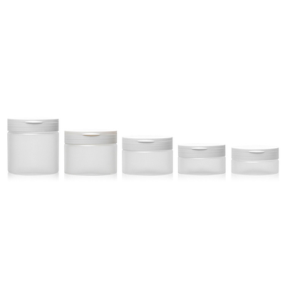 180g 240g 300g Logo personalizzato Imballaggio in plastica Crema in barattoli per il burro per il corpo Crema per il viso