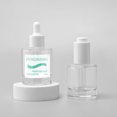Il contagoccia vuoto di vetro dell'olio essenziale del siero imbottiglia Skincare cosmetico che imballa 1OZ 30ml