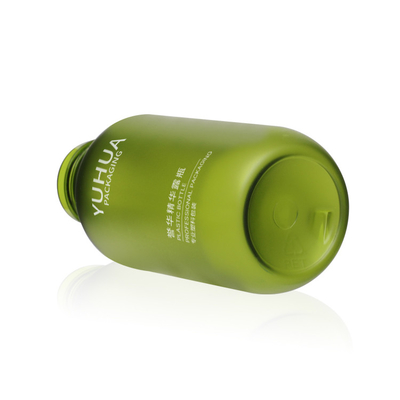 bottiglia verde di imballaggio di plastica 60ml 24/410 intorno a forma con il contagoccia della stampa