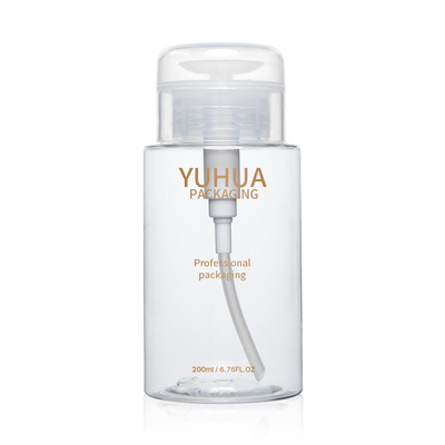 Toner d'imballaggio 12ml 200ml 300ml della pompa di stampa della bottiglia del chiaro dispositivo di rimozione di plastica della bottiglia