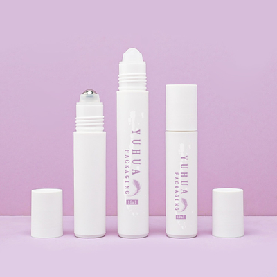 rotolo di plastica di 10ml 15ml pp sul logo su misura colore bianco della bottiglia