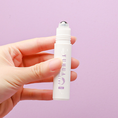 rotolo di plastica di 10ml 15ml pp sul logo su misura colore bianco della bottiglia