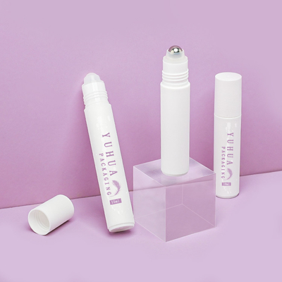 rotolo di plastica di 10ml 15ml pp sul logo su misura colore bianco della bottiglia