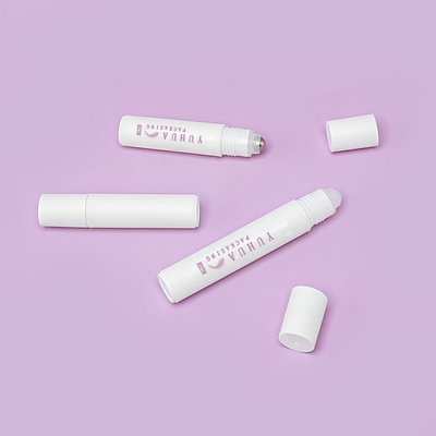 rotolo di plastica di 10ml 15ml pp sul logo su misura colore bianco della bottiglia